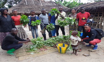 Action de nutrition avec 3000 familles au Sud Kivu et au Tanganyika
